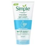 Simple Water Boost Micellar Gel Facial Wash 150ml – Hydrating Cleanser for Dehydrated & Sensitive Skin