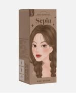 Kota Cosmetics Hair Color Cream Sepia Ash Brown – permanent hair color cream delivering natural ash brown shade with long-lasting coverage, smooth application, and salon-quality shine.