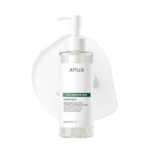 ANUA Heartleaf Pore Cleansing Oil 200ml – Gentle Makeup Remover & Deep Pore Cleanser