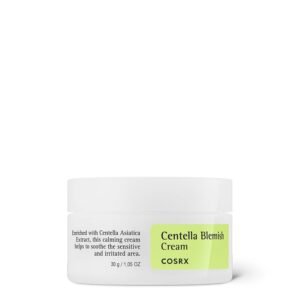 COSRX Centella Blemish Cream 30g – soothing spot cream for acne, redness and sensitive skin care.