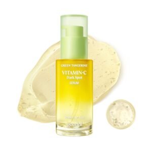 GOODAL Green Tangerine Vitamin C Serum Advanced Version 30ml – brightening facial serum with green tangerine extract and vitamin C for dark spot correction, glowing skin, and improved tone in Korean skincare.