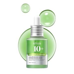 Anua Azelaic Acid 10 Hyaluron Redness Soothing Serum 30ml for calming, hydrating, and even-toned skin