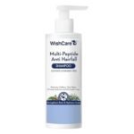 WishCare Multi Peptide Anti Hairfall Shampoo 250ml for hair strengthening, reducing hair fall and scalp nourishment