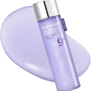 numbuzin No.9 NAD+ PDRN Glow Boosting Toner 150ml – hydrating brightening toner for radiant and healthy skin.