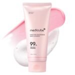 Medicube PDRN Pink Niacinamide Whip Cleanser 120g – Korean gentle whip foam cleanser with PDRN and niacinamide for brightening, barrier care and balanced skin.
