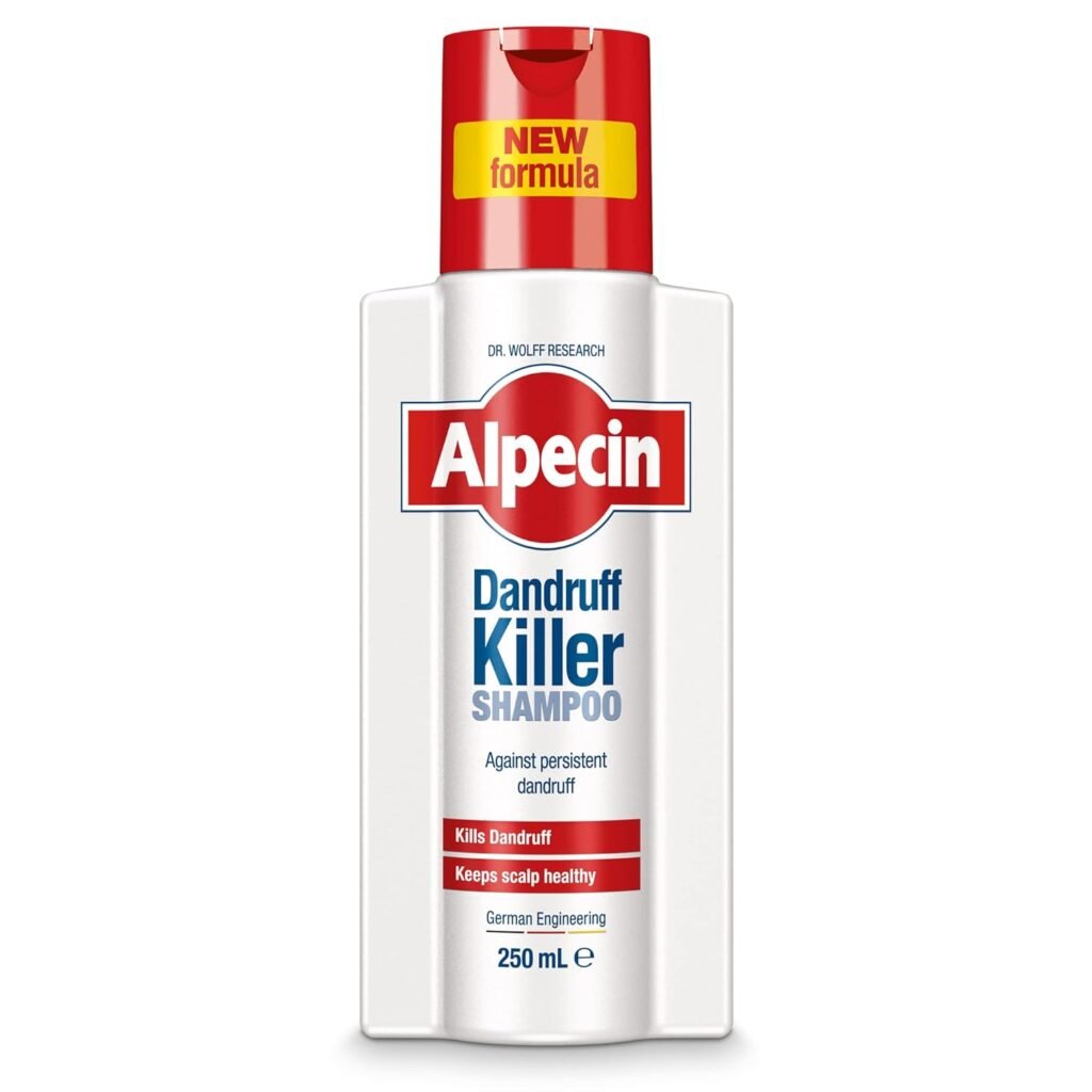 Alpecin Dandruff Killer Shampoo 250ml – powerful anti-dandruff shampoo for deep scalp cleansing and flake control.