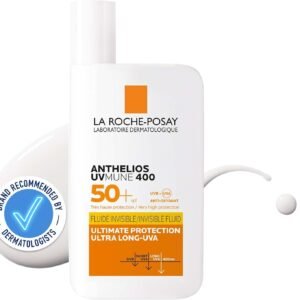 La Roche-Posay Anthelios UVMune 400 Invisible Fluid SPF50+ 50ml sunscreen for oily and sensitive skin