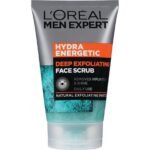 L’Oréal Paris Men Expert Face Scrub 100ml exfoliating face scrub for men with natural microbeads and charcoal for deep cleansing