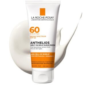 La Roche-Posay Anthelios Melt-In Milk Sunscreen SPF 60 90ml broad spectrum sunscreen for sensitive skin