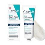 CeraVe Clay to Foam Acne Face Wash 118ml with Salicylic Acid and Clay
