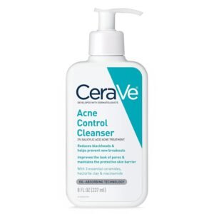 CeraVe Acne Treatment Face Wash 237ml with Salicylic Acid for Acne-Prone Skin