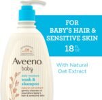 Aveeno Baby Daily Moisture Gentle Body Wash & Shampoo 532ml - Image 3