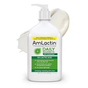 AmLactin Daily Nourish Therapeutic Body Lotion 400g for daily hydration and smooth skin