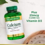 Nature’s Bounty Calcium 1200mg + Vitamin D3 – 120 Softgels - Image 2