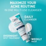 CeraVe Clay to Foam Acne Face Wash – 118ml - Image 3