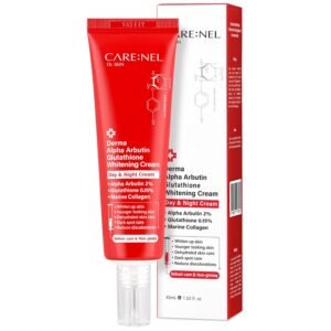 CARE:NEL Whitening Cream for face with alpha arbutin and glutathione 45ml Korean cream