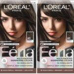 L'Oréal Paris Feria Multi-Faceted Shimmering Permanent Hair Color 40 Espresso – Intense Dark Brown Hair Dye