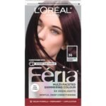 L'Oréal Paris Feria Multi-Faceted Shimmering Permanent Hair Color 36 Chocolate Cherry – Deep Burgundy Brown Hair Dye