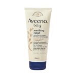 Aveeno Baby Soothing Relief Emollient Cream 200ml – Gentle Moisturizer for Dry & Sensitive Baby Skin