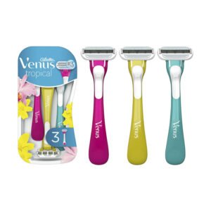 Gillette Venus Tropical Women’s 3in1 Razor for smooth and comfortable shaving