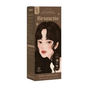 Kota Cosmetics Brunette Hair Color Dark Chocolate – permanent hair dye delivering rich dark chocolate brown shade with deep pigmentation, smooth application, long-lasting color, and salon-quality glossy finish.
