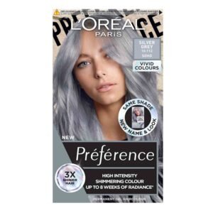 L’Oréal Paris Preference Permanent Gel Hair Colour Silver Grey Shade
