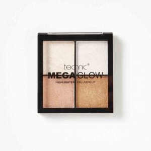 Technic Mega Glow Highlighter Palette 10gm shimmer makeup palette for radiant glowing skin
