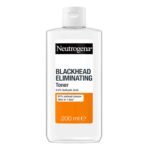 Neutrogena Blackhead Eliminating Cleansing Toner 200ml with 0.5% Salicylic Acid for acne and blackhead-prone skin.