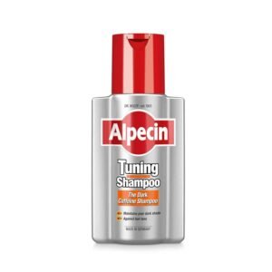 Alpecin Tuning Shampoo 200ml – caffeine shampoo for enhancing dark hair tone and strengthening hair roots.