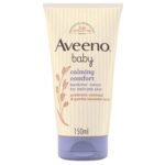 Aveeno Baby Calming Comfort Bedtime Lotion 150ml – gentle baby lotion enriched with oat extract and calming lavender scent that moisturizes sensitive skin, soothes dryness, and helps relax baby before bedtime.