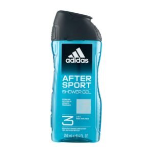 Adidas 3 in 1 After Sport Men Shower Gel 250ml refreshing body hair face wash for men