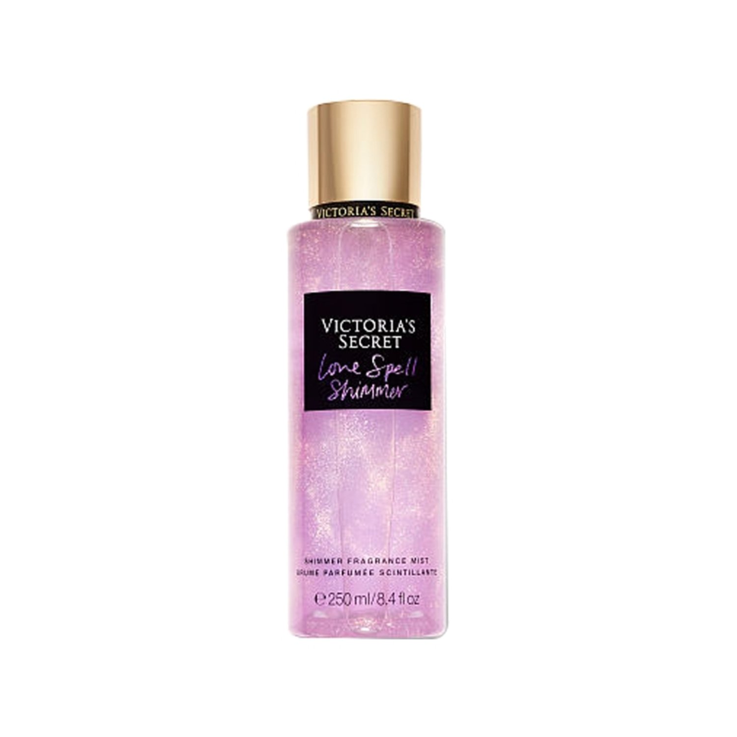 Victoria's Secret Love Spell Shimmer Fragrance Mist 250ml Victoria's Secret Love Spell Shimmer Fragrance Mist 250ml sweet floral fruity body mist with glowing shimmer effect.