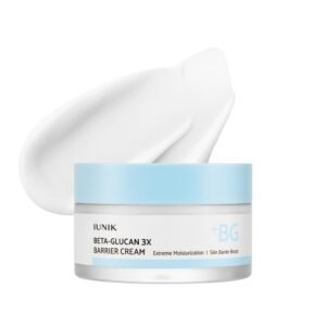 iUNIK Beta-Glucan 3X Barrier Cream 50ml rich barrier cream for strengthening and hydrating sensitive, dry, and irritated skin.