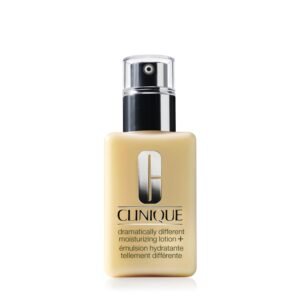 Clinique Dramatically Different Moisturizing Lotion+ 125ml lightweight, non-greasy moisturizer for dry to combination skin, providing 24-hour hydration.