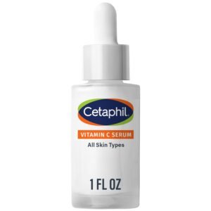 Cetaphil Vitamin C Serum 30ml – Brightening serum with Vitamin C and niacinamide to reduce dark spots and hyperpigmentation for sensitive skin.