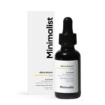 Minimalist Alpha Arbutin 2% Serum 30ml – dark spot and hyperpigmentation treatment with hyaluronic acid and butylresorcinol.