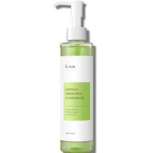 iUNIK Centella Asiatica Cleansing Oil 200ml gentle oil cleanser for makeup removal and pore care.