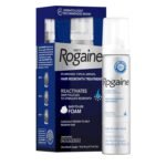 Men's Rogaine 5% Minoxidil Topical Aerosol – easy-to-use foam for hair regrowth, reactivates dormant follicles, clinically proven for thinning hair.