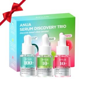 ANUA Serum Mini Discovery Set – skincare sample set featuring mini serums with hydration, brightening, and barrier-repairing benefits.