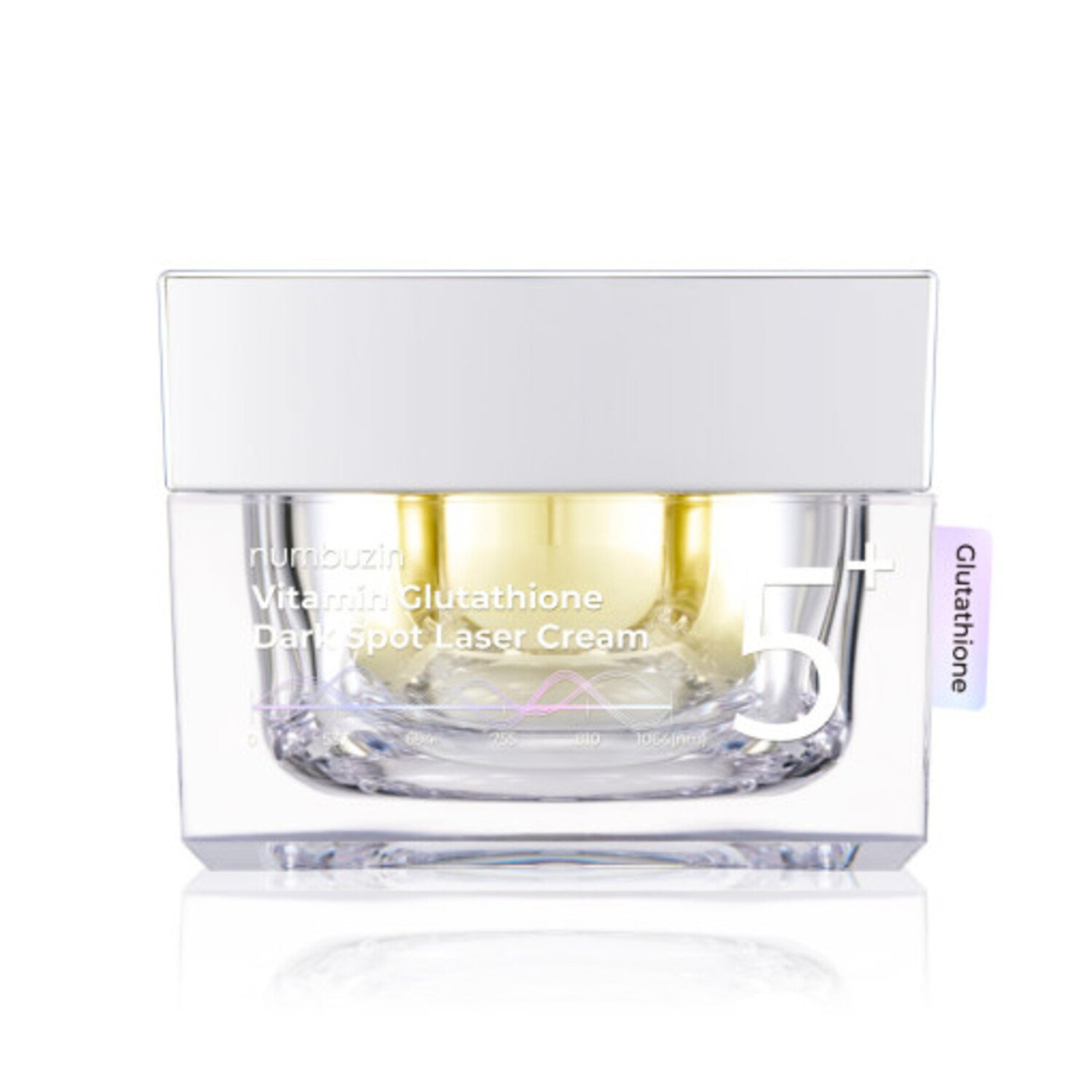 Numbuzin No.5+ Vitamin Glutathione Dark Spot Laser Cream – 50ml Numbuzin No.5+ Vitamin Glutathione Dark Spot Laser Cream 50ml brightening cream for pigmentation and dark spots.