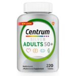 Centrum Silver Multivitamin for Adults 50 Plus 220 Ct – gluten free, non-GMO multivitamin with Vitamin D3 and B Vitamins for memory and cognition support.