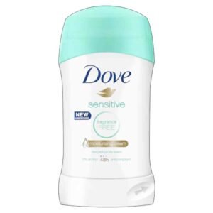 Dove Antiperspirant Deodorant Stick 40g – long-lasting sweat and odor protection with moisturizing cream formula.