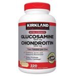 Kirkland Extra Strength Glucosamine 1500 mg Chondroitin 1200 mg 220 tablets – joint support supplement for cartilage and mobility health.