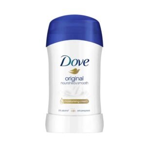 Dove Original Moisturising Cream Stick 40g – 48-hour antiperspirant deodorant with ¼ moisturizing cream for soft and smooth underarms.