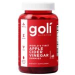Goli Apple Cider Vinegar Gummies 60 Count – vegan ACV gummies with Vitamin B12, beetroot and pomegranate, non-GMO and gluten-free supplement.