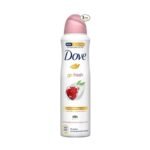 Dove Go Fresh Pomegranate & Lemon Verbena Antiperspirant Deodorant Spray 150ml – Keeps underarms fresh, dry, and odor-free with a fruity, energizing scent.