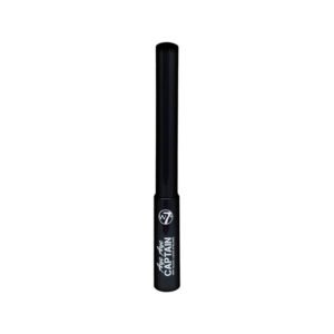 W7 Aye Aye Captain Liquid Eyeliner 5ml – precise black liquid eyeliner for sharp winged looks and long-lasting wear.