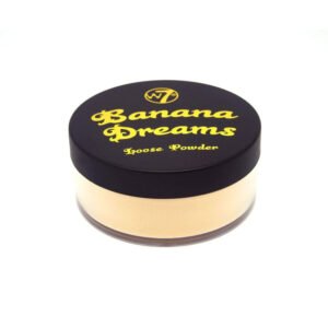 W7 Banana Dreams Loose Powder 20gm – lightweight, translucent yellow powder for smooth, matte, and long-lasting finish.