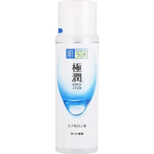 Hada Labo Gokujyun Hyaluronic Acid Lotion 170ml – Japanese hydrating toner with hyaluronic acid for deep moisture and plump skin.