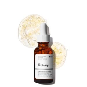 The Ordinary Caffeine Solution 5% + EGCG 30ml – lightweight depuffing eye serum with caffeine and green tea extract that helps reduce puffiness and dark circles around the eyes.